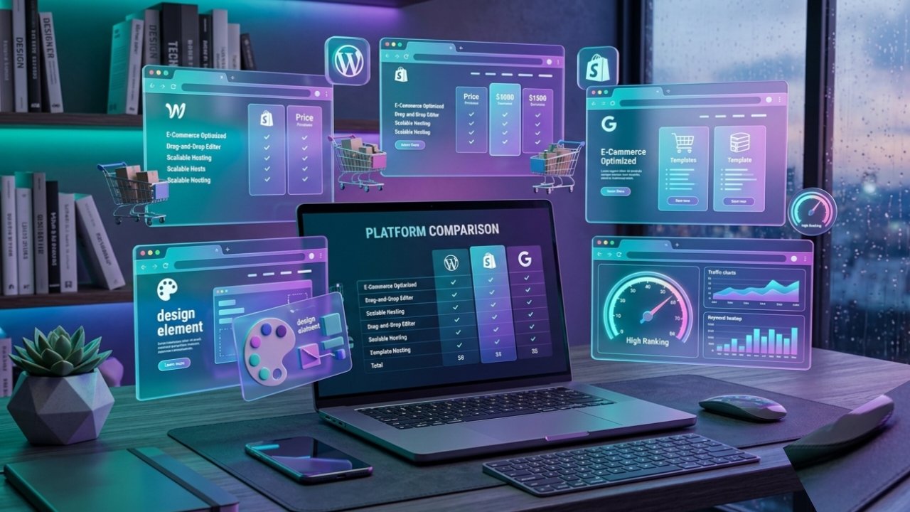 best website building platforms comparison banner